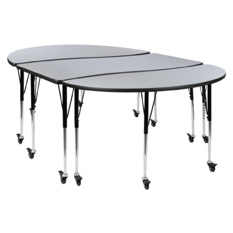 Flash Furniture XU-GRP-A3060CON-60-GY-T-A-CAS-GG Emmy Activity Table 3-Piece Set