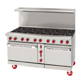 American Range ARGF-36G-4B-126L - Green Flame Range, Gas, 60"