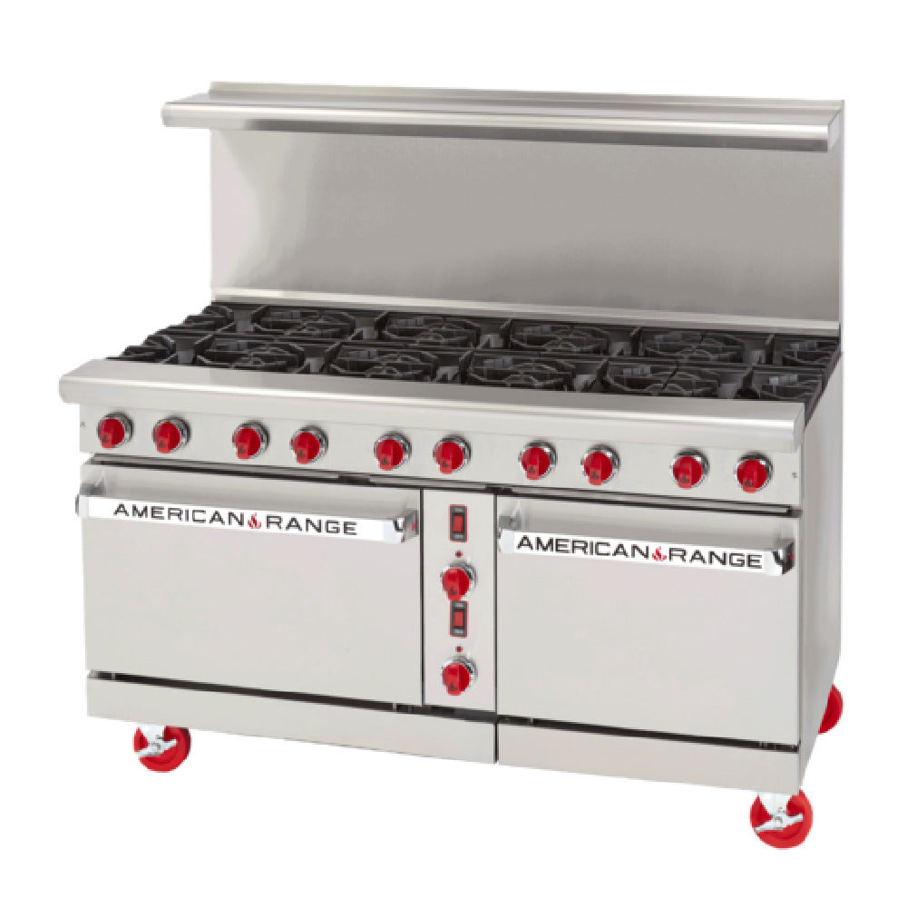American Range ARGF-24G-6B-CL-126R_NAT - Green Flame Range, Gas, 60"