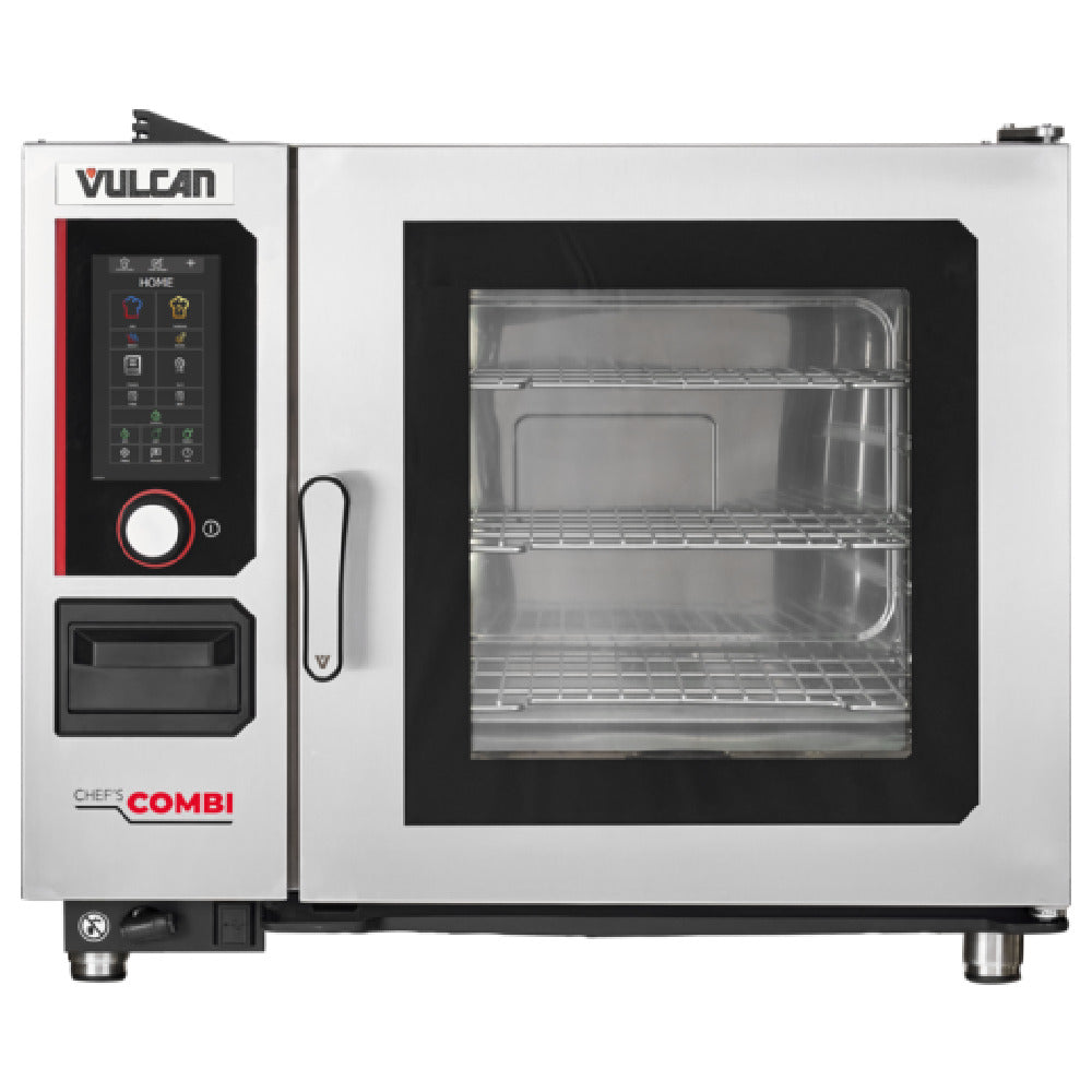 Vulcan CHEF-62G Chef'sCombi 62G Gas 6-level Full-size(GN 2/1) Capacity (6) 18" X 26" Full-size Sheet Or (12) 12" X 20" Steam Pan. All-in-one Multifunctional Cooking Equipment With Customizable CombiOS Interface