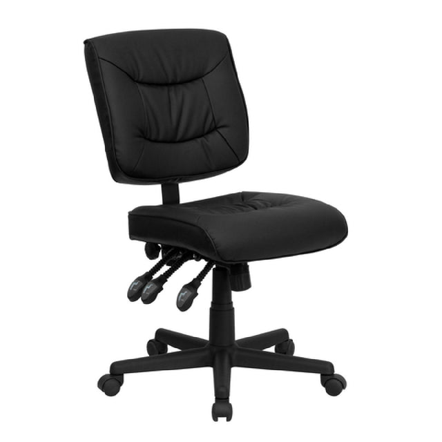 Flash Furniture GO-1574-BK-GG Swivel Task Chair 34" To 40-1/4" Adjustable Height