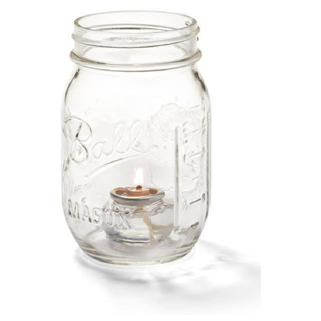 Hollowick 1600C Firefly™ Candle Lamp 5-1/4"H X 3" Dia. Glass Canning Jar Only