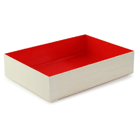PacknWood 210SAMRED120 - Macaron Solutions Box, 24 Oz., 6.4" X 4.7" X 1.4"H