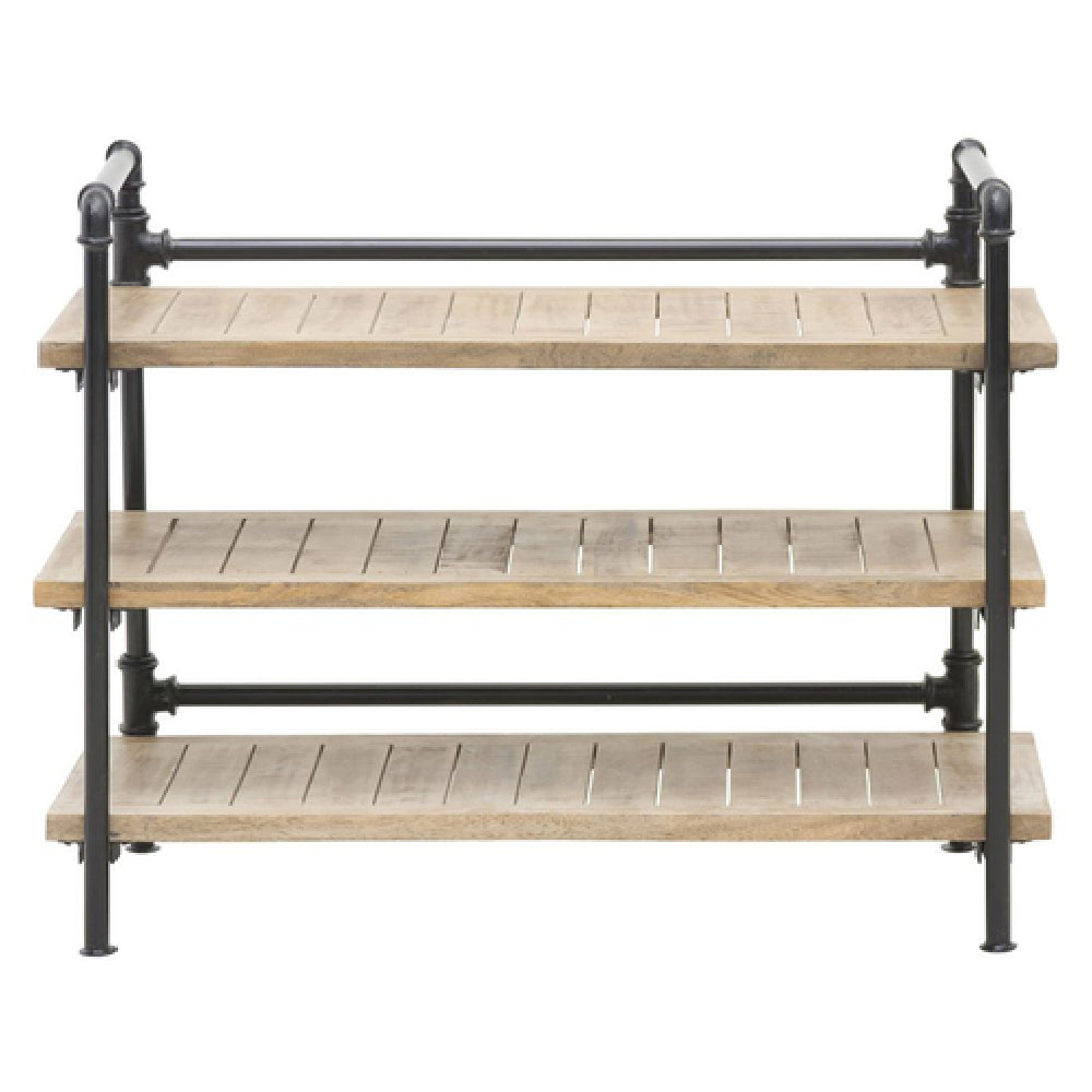 Hubert 74331 - Pipe Shelving Unit, 3-tier, 36" X 16" X 30"H