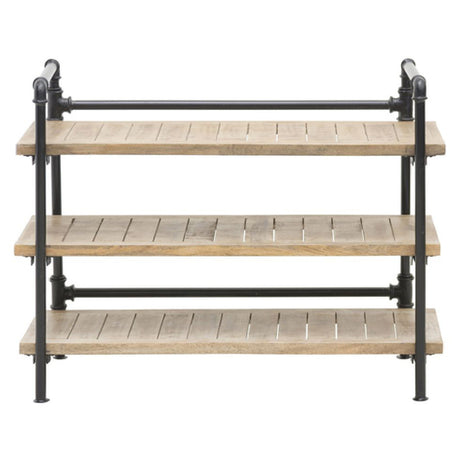 Hubert 74331 - Pipe Shelving Unit, 3-tier, 36" X 16" X 30"H