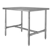 Klinger's Trading HST3084 Work Table Open Base 84"W X 30"D X 36"H