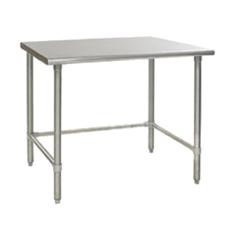 Eagle T2424STEB Deluxe Series Work Table 24"W X 24"D 16/300 Series Stainless Steel Top