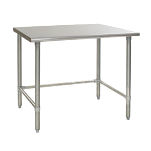 Eagle T36108STEB Deluxe Series Work Table 108"W X 36"D 16/300 Series Stainless Steel Top