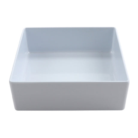 GET Enterprises BN-F-W Bento Box Insert 7.5" L X 7.5" W X 2.43" H White Melamine