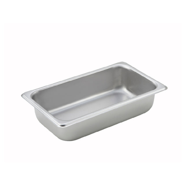 Winco SPQ2 Steam Table Pan 1/4 Size 10-5/6" X 6-5/16" X 2-1/2" Deep