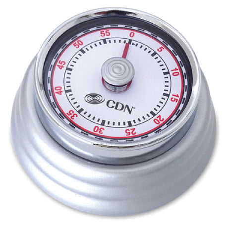 CDN MT4-S Compact Mechanical Timer 1 Hours By Min 2" (5-1/10 Cm) Diameter Face