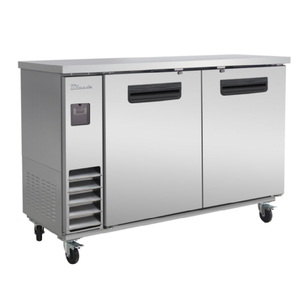 Blue Air BLNBB-60S-HC - Back Bar Cooler, Narrow Depth, Two-section