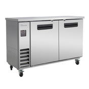 Blue Air BLNBB-60S-HC - Back Bar Cooler, Narrow Depth, Two-section