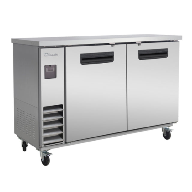 Blue Air BLNBB-60S-HC - Back Bar Cooler, Narrow Depth, Two-section