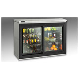 Perlick SDBR48 Sliding Door Refrigerated Back Bar Storage Cabinet Two-section