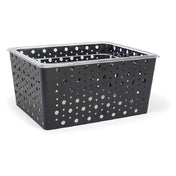 FOH BHO116BKI20 1/2 Size Dots Housing/Pan Set Deep Matte Black Includes One BHO114BKI20 1/2 Size Dots Housing Deep Matte Black