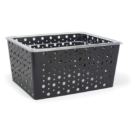 FOH BHO116BKI20 1/2 Size Dots Housing/Pan Set Deep Matte Black Includes One BHO114BKI20 1/2 Size Dots Housing Deep Matte Black