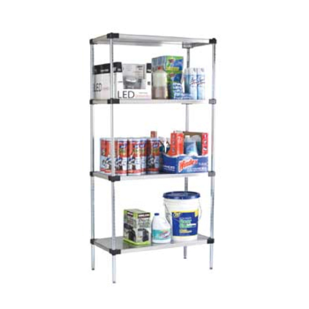 1880 Hospitality FF1842SSS Focus Foodservice Shelf Solid 800 Lb. Weight Capacity