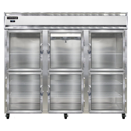 Continental Refrigerator 3FENGDHD Extra-Wide Freezer Reach-in 85-1/2" Three-section