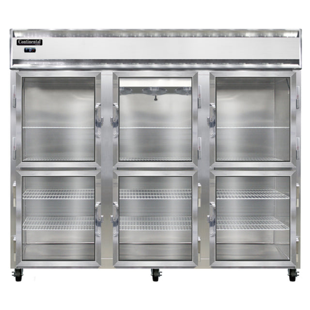 Continental Refrigerator 3FENGDHD Extra-Wide Freezer Reach-in 85-1/2" Three-section