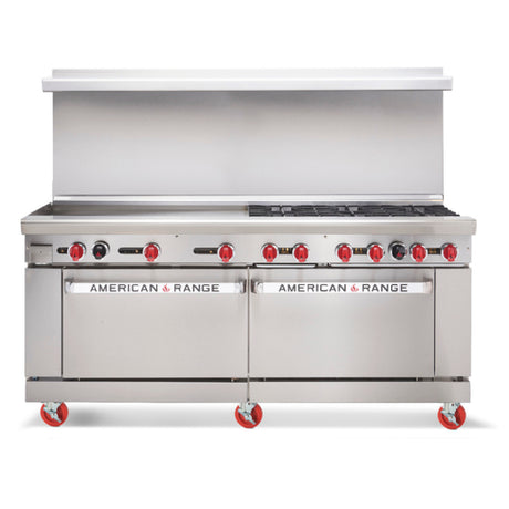 American Range AR-36G-6B-CL-SBR_NAT - Restaurant Range, Gas, 72"