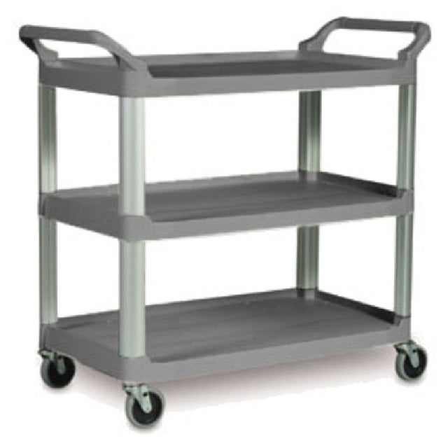 Rubbermaid FG409100GRAY - Xtra™ Utility Cart, 40-5/8"L X 20"W X 37-13/16"H, (3) Shelves