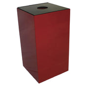 Hubert 41781 - Recycling Squared™ Container, 28 Gallon, 15" X 15" X 28"H