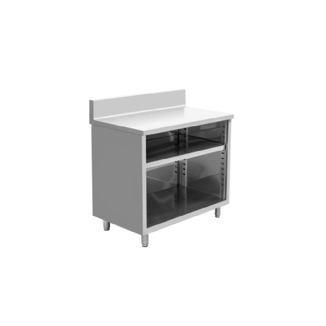 Hubert 24223 - Kratos® Enclosed Worktable, 36"W X 24"D X 42"H, 16 Ga