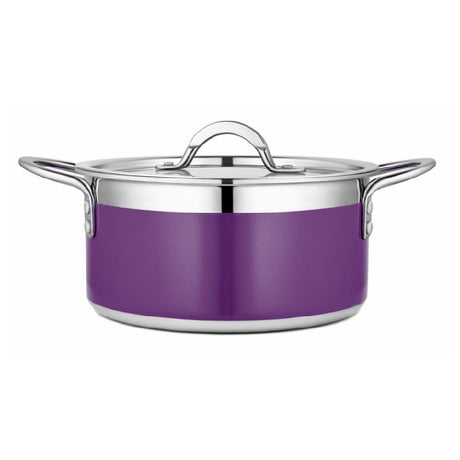 Bon Chef 71301-CF2-P Country French X Pot 3 Qt. 9 Oz. 8-5/8" Dia. X 3-7/8"H