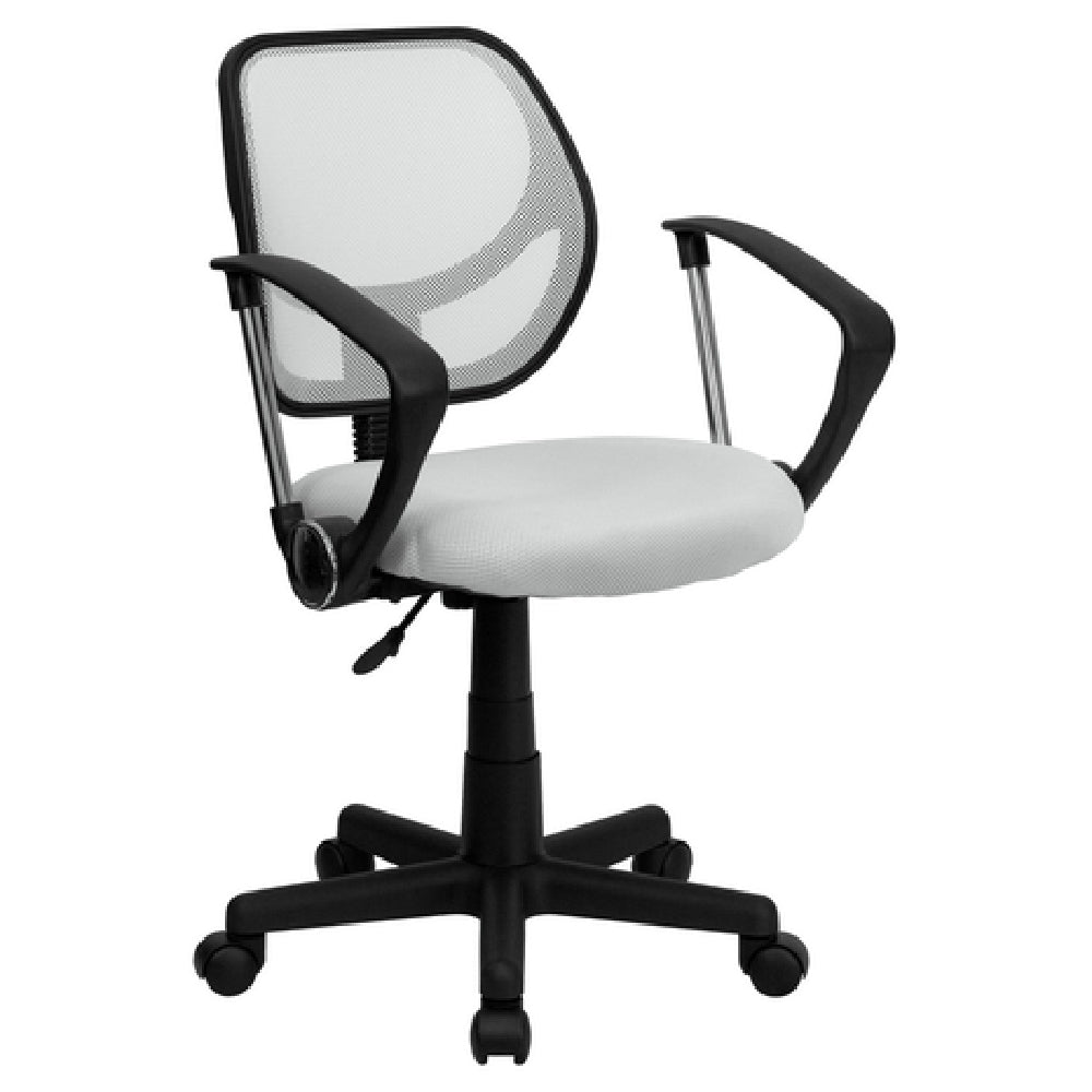 Flash Furniture WA-3074-WHT-A-GG Swivel Task/Computer Chair 30-1/2" To 34-1/2" Adjustable Height