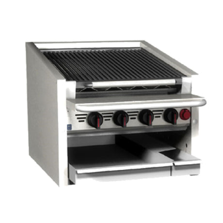 Magikitchn CM-SMB-624_LP Coal Charbroiler Countertop Gas