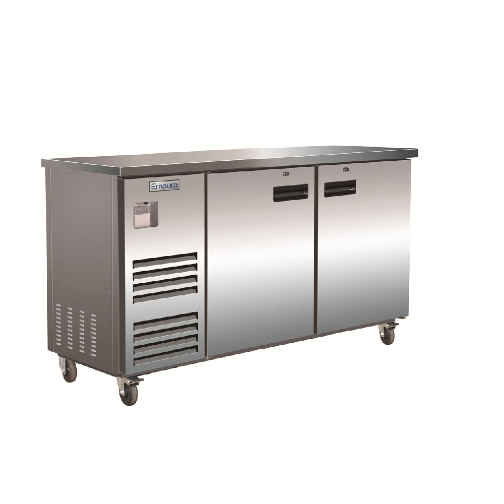 Empura Refrigeration E-KBB70M-2-S Back Bar Cooler 2 Swing Solid Doors 69"W X 27.6"D X 42.5"H
