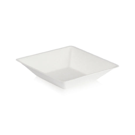 PacknWood 210ECOD1414F - Eco-Design Sugarcane Plate (No Added PFAs), 8oz, 5.1" X 5.1" X 1.1"