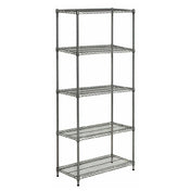 Hubert 73513 - Shelf Unit, Wire, 30"W X 14"D X 60"H