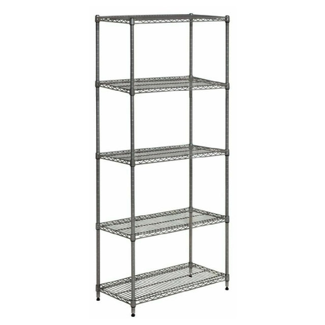 Hubert 73513 - Shelf Unit, Wire, 30"W X 14"D X 60"H