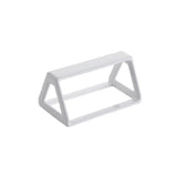 American Metalcraft DWRW2 Display Wedge Rubberized White