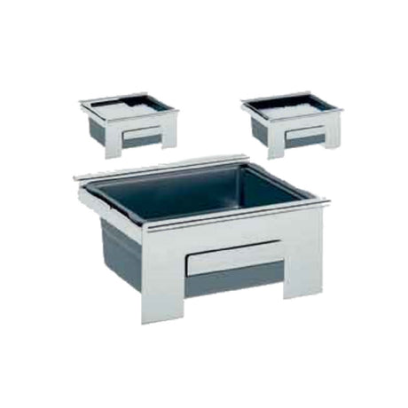 Bauscher Hepp 06.2451.9990 - Ice Tray, 12-3/4" X 10-1/2" X 5-1/2", Fits GN 1/2 Low & High Frames