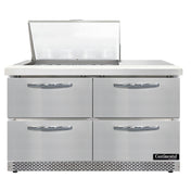 Continental Refrigerator SW48N12M-FB-D Mighty Top Sandwich Unit Front Breather