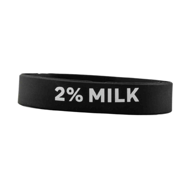 TableCraft Products 13700 - Silicone Creamer Band, 3-1/4"W X 3-1/4"D X 3/4"H, Silicone