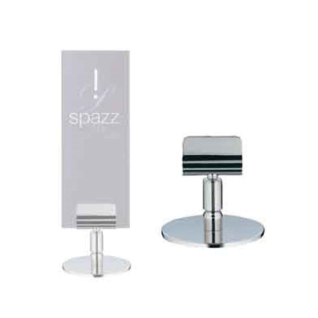 Bauscher Hepp 06.7813.6040 - Menu Stand, 3"H, 18/10 Stainless Steel