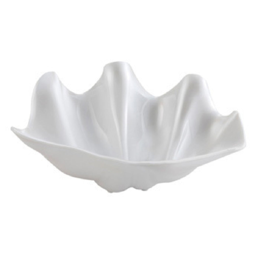 Winco PSBW-1W Shell Bowl 20 Oz. ABS Plastic