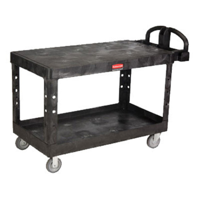 Rubbermaid FG454500BLA - Heavy Duty Flat Shelf Cart, Large, 54"L X 25-1/4"W X 36"H