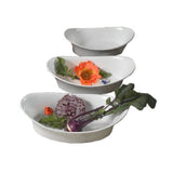 Bon Chef 9928PLATINUMGRA - Au Gratin, 6" X 11-1/2" X 3-1/2", Sandstone Platinum Gray