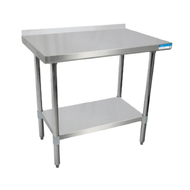 BK Resources SVTR-1830 Work Table 30"W X 18"D 18/430 Stainless Steel Top