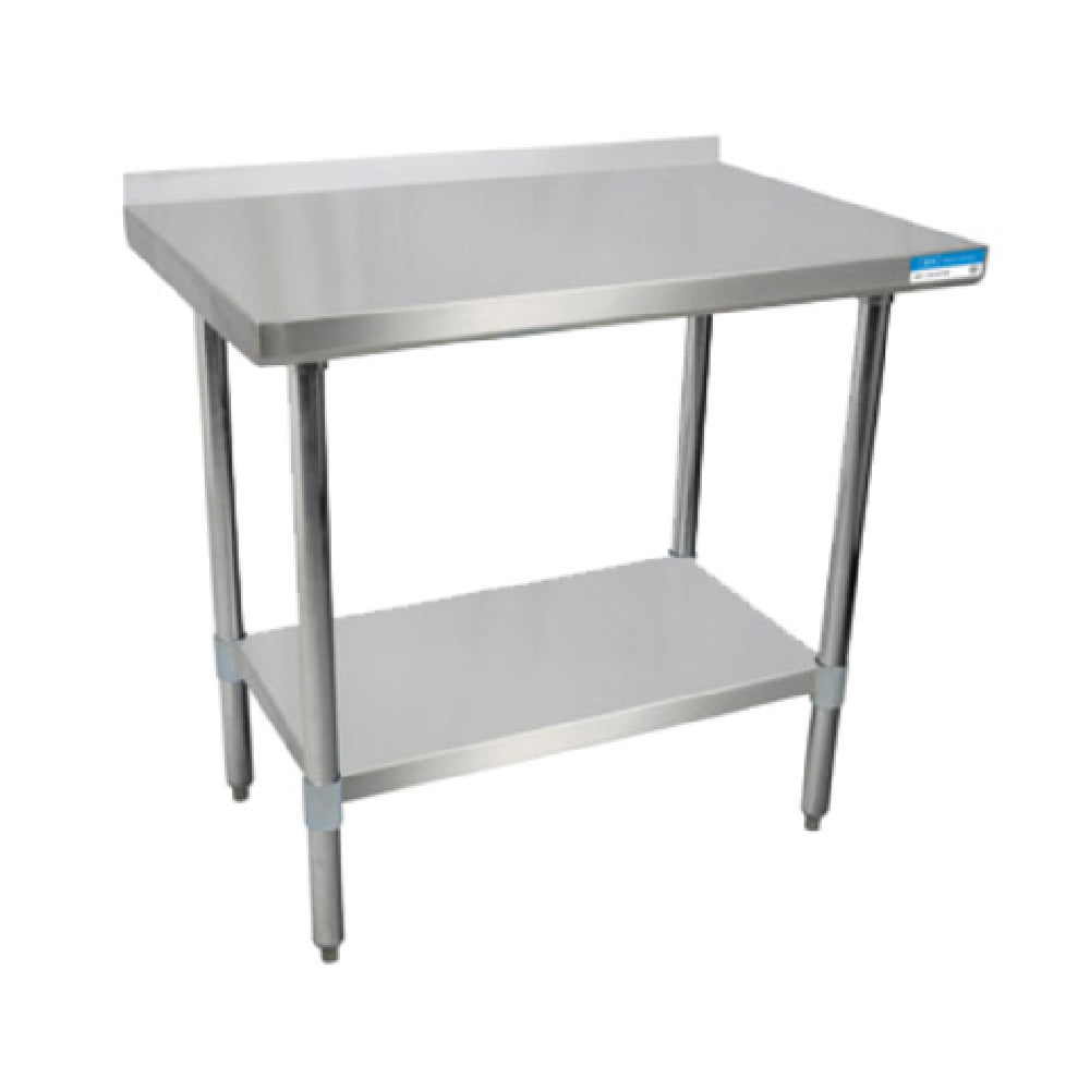 BK Resources SVTR-1848 Work Table 48"W X 18"D 18/430 Stainless Steel Top