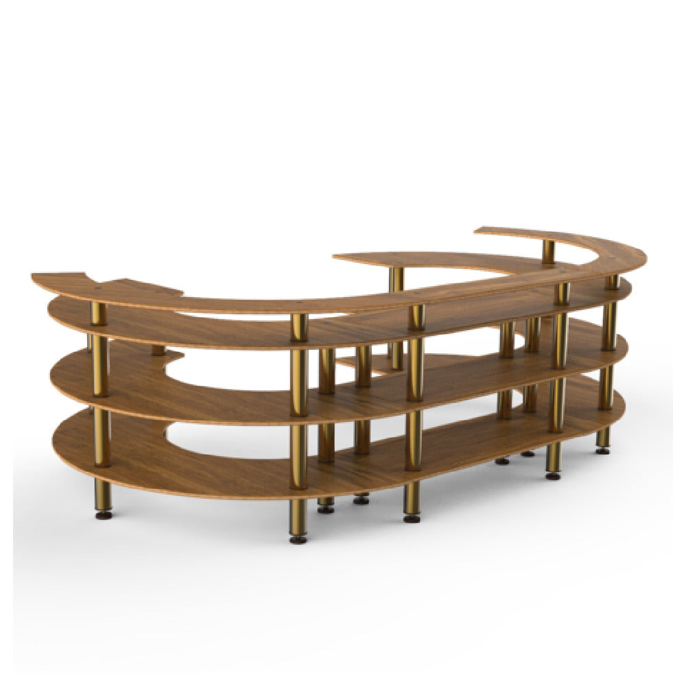 Steelite MGCMSA01BBXF - Open C Serving Station, 134.375" X 84.0" X 41.0", Modular