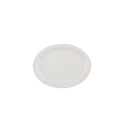 Vertex China CAT-14/6 Platter 13-1/4" Oval Narrow Rim