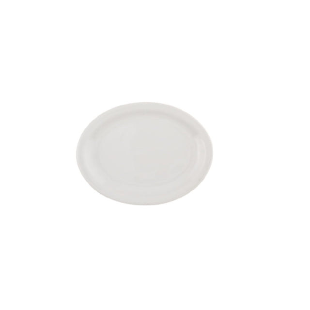 Vertex China CAT-14/6 Platter 13-1/4" Oval Narrow Rim