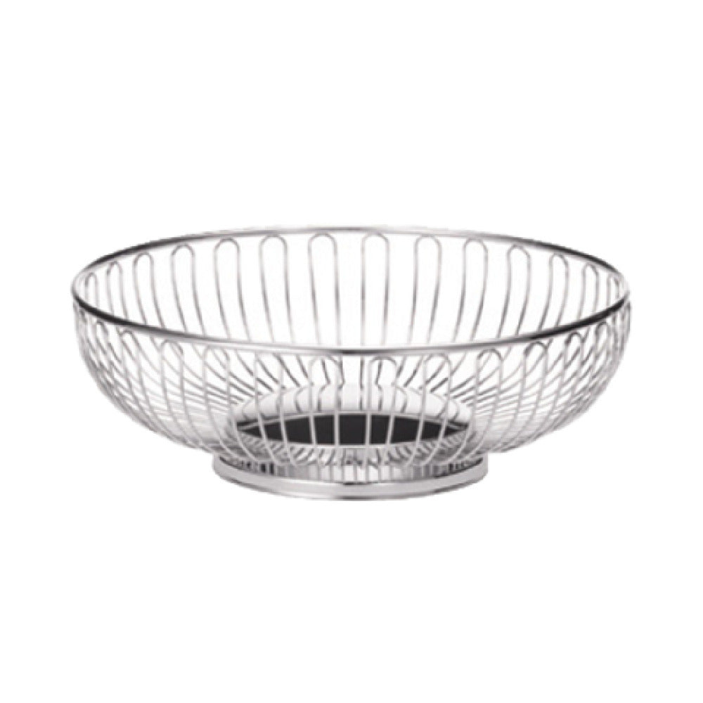 Tablecraft 4175 Cash & Carry Chalet Basket 9-5/8" Dia. X 3-1/4"H Round