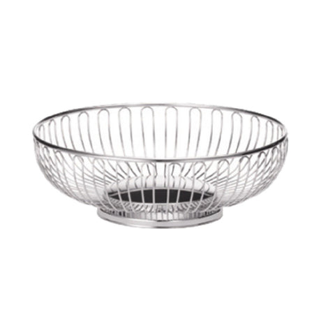 Tablecraft 4175 Cash & Carry Chalet Basket 9-5/8" Dia. X 3-1/4"H Round